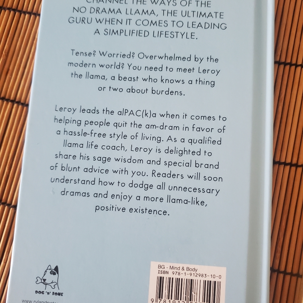 Home decor BUNDLE -NO DRAMA LLAMA BOOK & SIGN - Picture 2 of 5